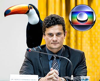 Resultado de imagem para Rede globo e moro