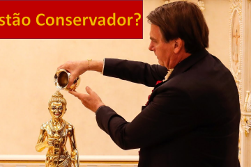 Bolsonaro faz ritual de Purificação em Templo Hindu