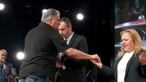 Secretario Alvim na bola de neve