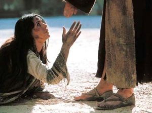 O que Jesus escreveu no chao