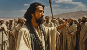 Eliseu e um grupo de profetas