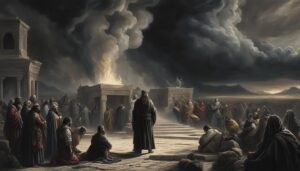 Profeta Elias e o altar com fogo do céu