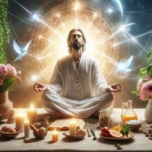 cura espiritual e meditação